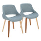 Fabrico - Mid Century, Modern Dining Chair (Set of 2) - Furniture Home Direct