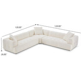 Kaynes - Elegant Upholstery Corner Sofa - Furniture Home Direct