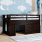 Loft Bed With Cabinet And Shelf - Furniture Home Direct