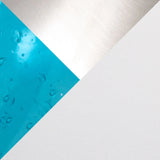 Jasmine - Contemporary Lamp - Clear Sapphire Blue Seeded / Nickel / White - Furniture Home Direct