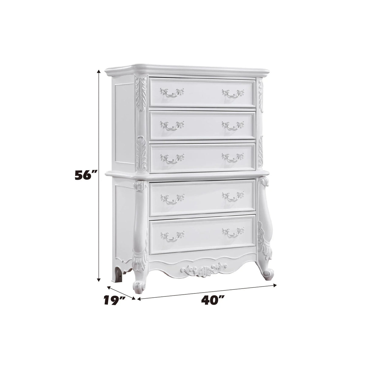 Latisha - Chest - White - Furniture Home Direct