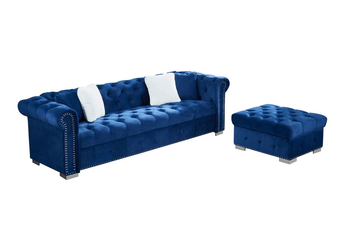 4 Seater Oversized L Shaped Reversible Sectional Sofa - Furniture Home Direct