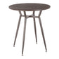 Clara - Industrial Round Dinette Table - Furniture Home Direct