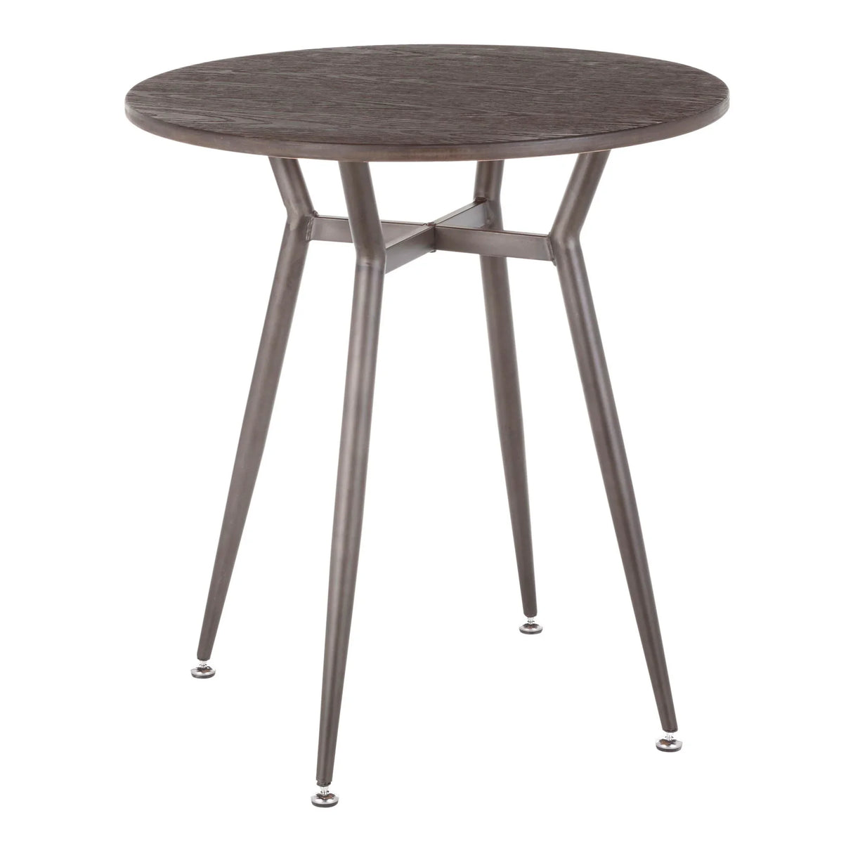Clara - Industrial Round Dinette Table - Furniture Home Direct