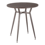 Clara - Industrial Round Dinette Table - Furniture Home Direct