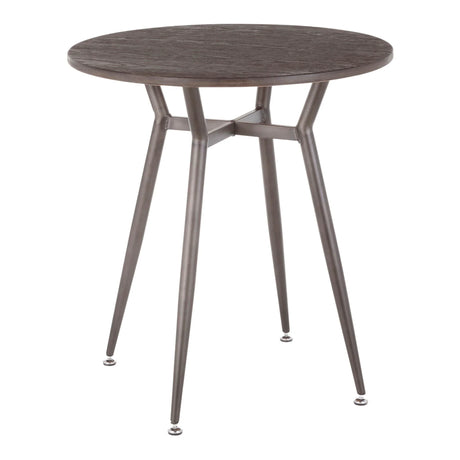 Clara - Industrial Round Dinette Table - Furniture Home Direct