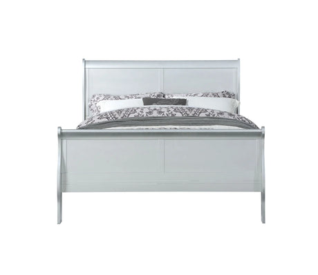 Louis Philippe - Sleigh Style Bed - Furniture Home Direct