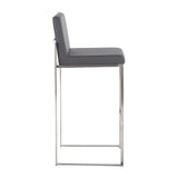 Fuji - Contemporary And Modern Elegance High Back Barstool - Furniture Home Direct