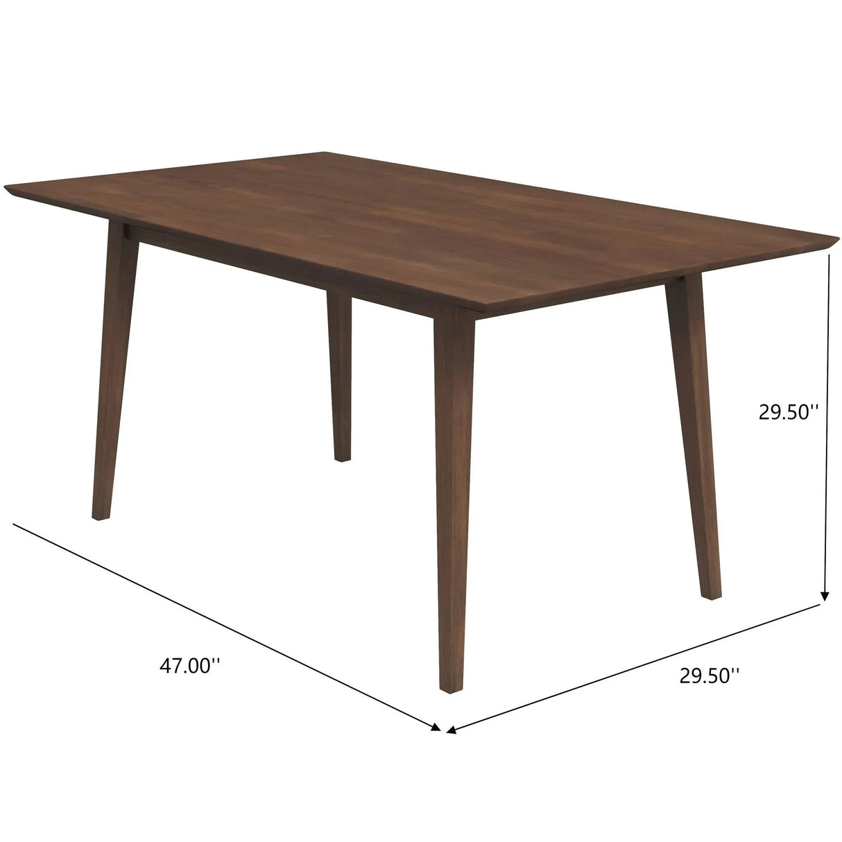 Mary - Modern Style Rectangular Dining Kitchen Table - Furniture Home Direct