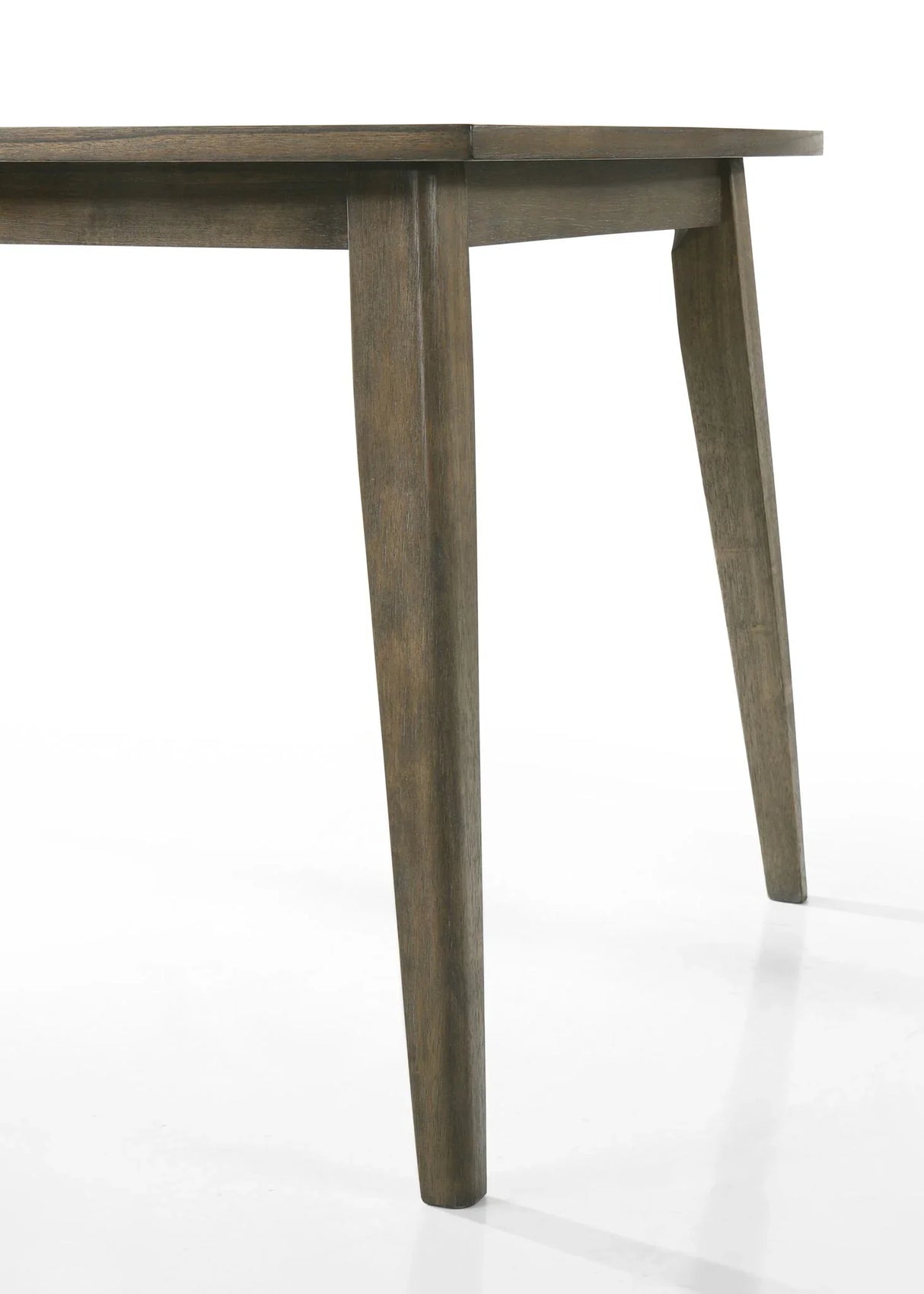 Bistro - Dining Table With Off White Fabric Dining Chairs - Furniture Home Direct