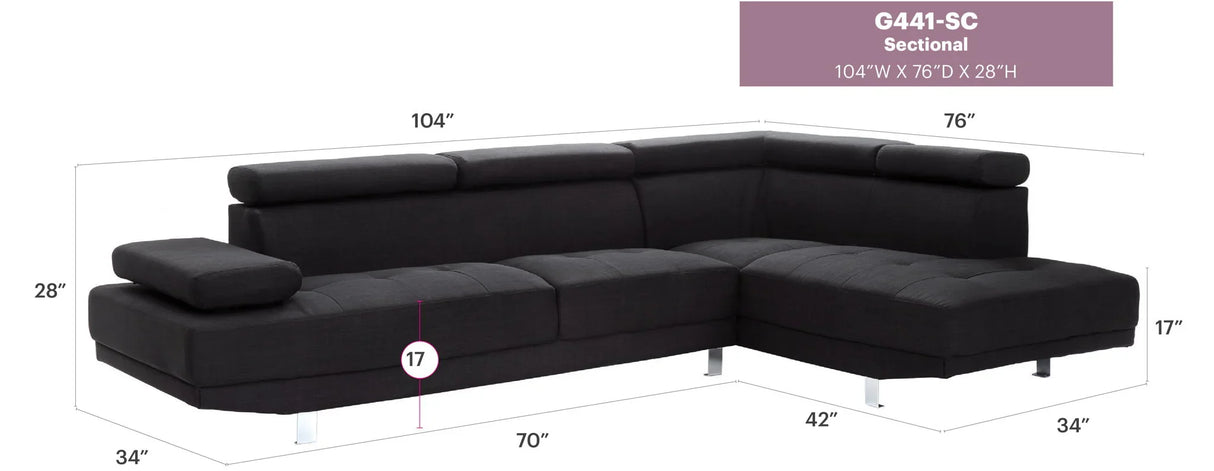Riveredge - Comfort Sectional - Furniture Home Direct