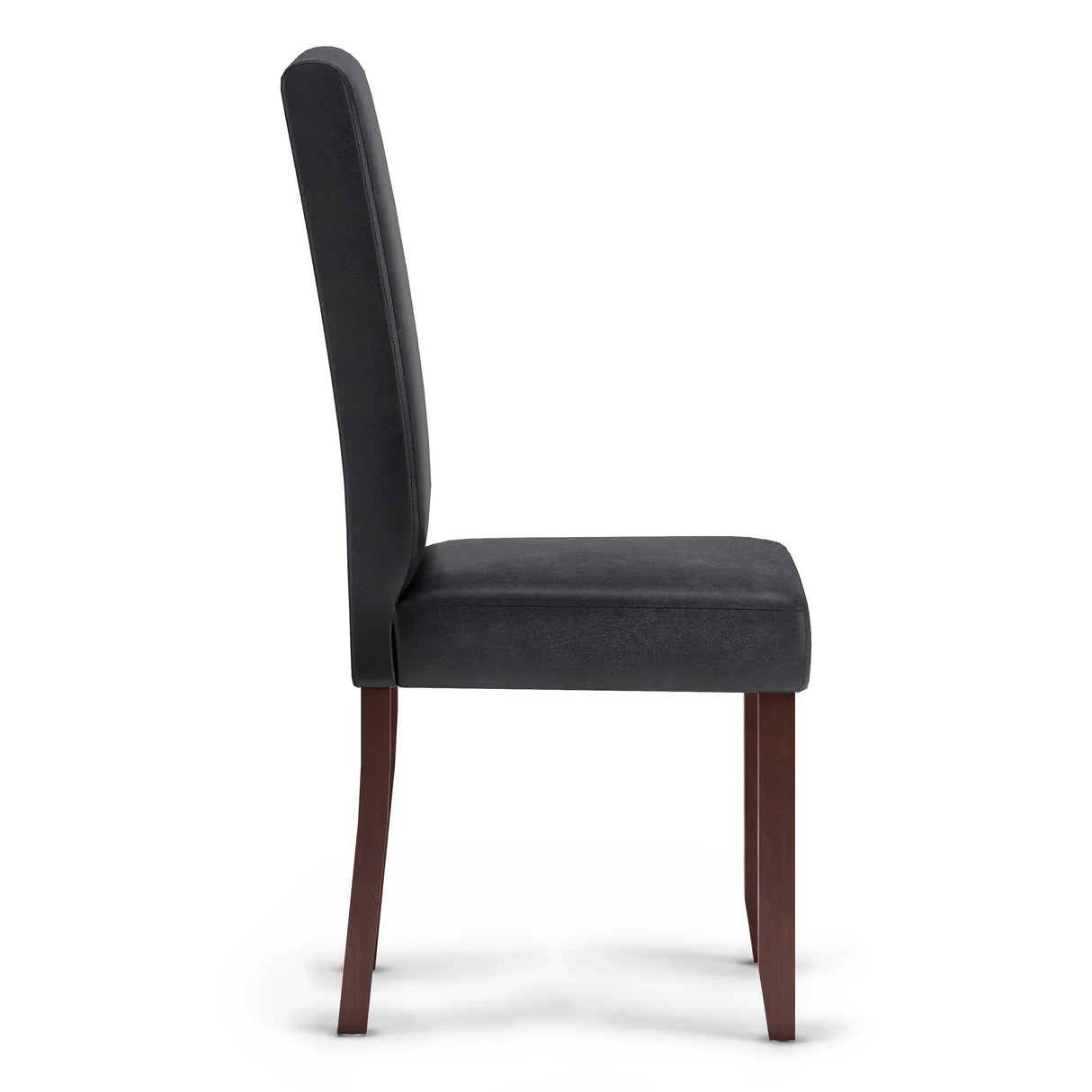 Acadian - Parson Dining Chair (Set of 2) - Distressed Black - Furniture Home Direct