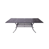 Rectangular Long Dining Set With Sunbrella Cushions - Furniture Home Direct