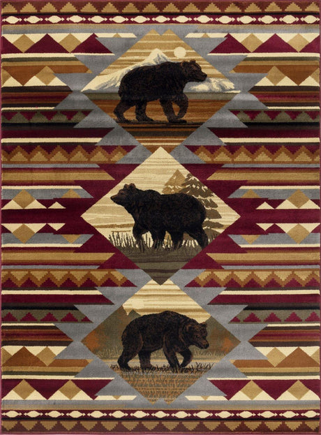 Nature's Nest - GC_CBL3001 Lodge Area Rug - Furniture Home Direct