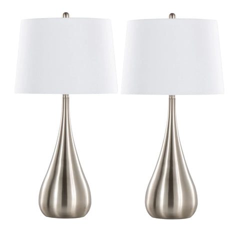 Pebble - Contemporary Modern Design Table Lamp (Set of 2) - Furniture Home Direct