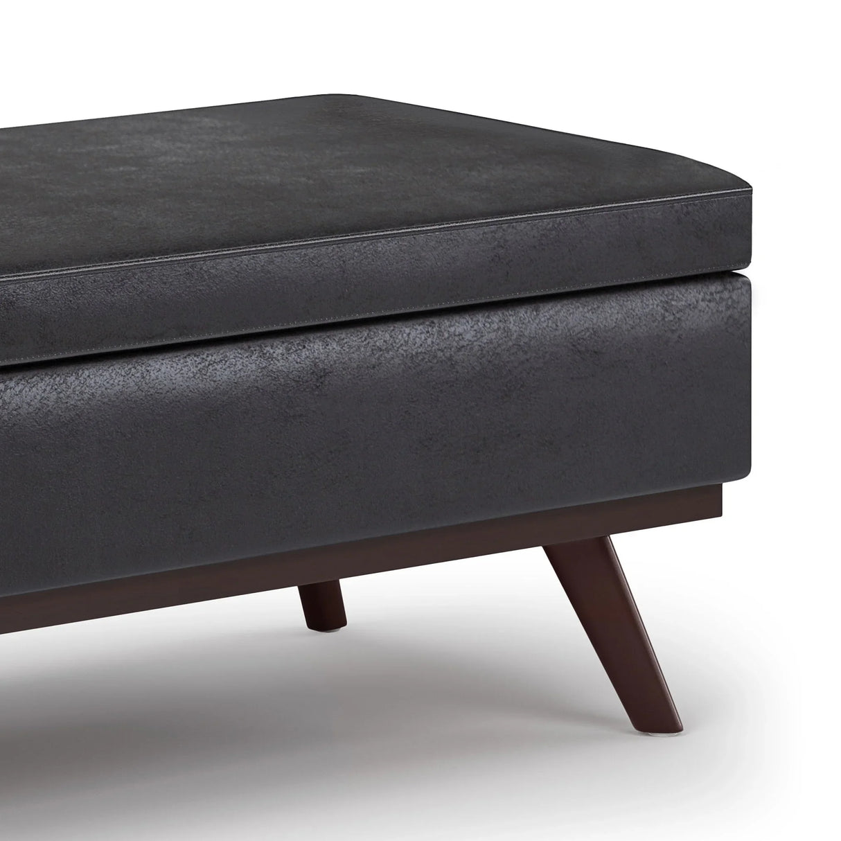 Owen - Lift Top Large Coffee Table Storage Ottoman, Mid Century Style - Furniture Home Direct