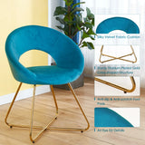 Modern Accent Velvet Lounge Chair - Furniture Home Direct