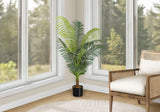 47" Tall, Artificial Plant, Palm Tree, Indoor, Faux, Fake, Floor, Greenery, Potted, Real Touch, Decorative - Green / Black - Furniture Home Direct