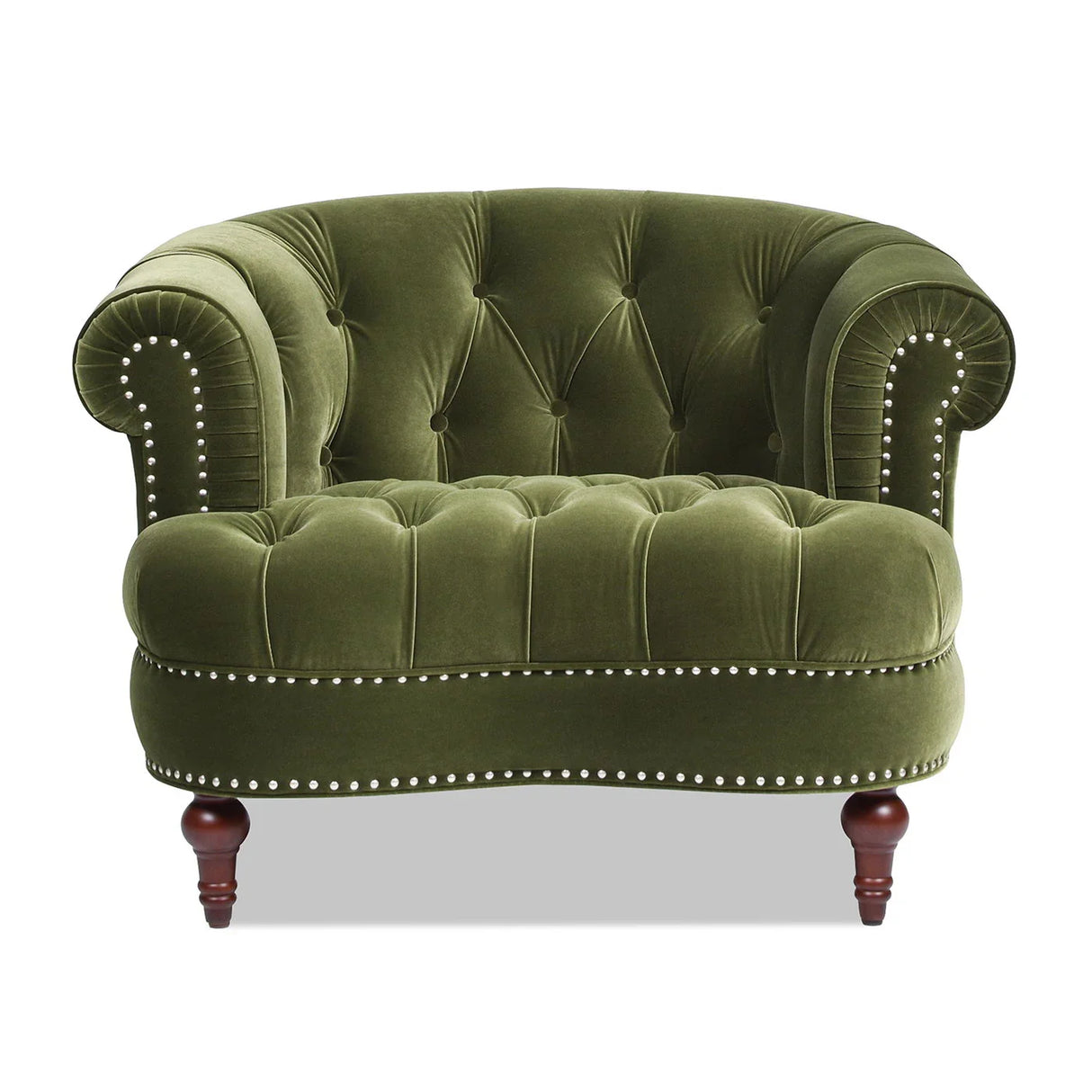 La Rosa - Victorian Tufted Upholstered Accent Chair - Furniture Home Direct