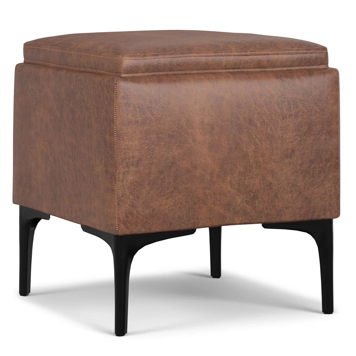 Natasha - Multifunctional Storage Ottoman With Tray - Furniture Home Direct