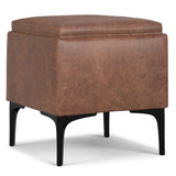 Natasha - Multifunctional Storage Ottoman With Tray - Furniture Home Direct