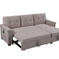 Nathan - Reversible Sleeper Sectional Sofa With Storage Chaise, USB Charging Ports And Pocket - Furniture Home Direct