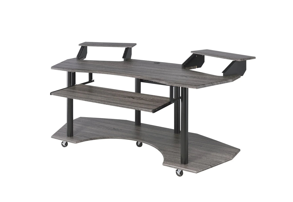 Eleazar - Music Recording Studio Desk - Wood - Furniture Home Direct