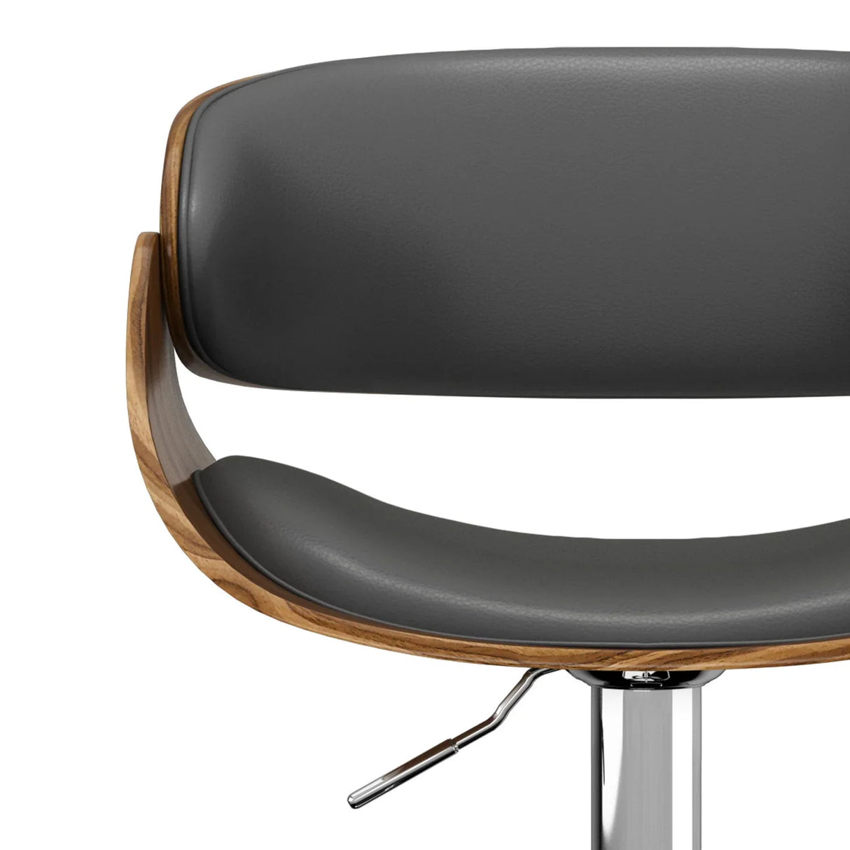 Amery - Mid Century Modern Adjustable Swivel Bar Stool - Furniture Home Direct