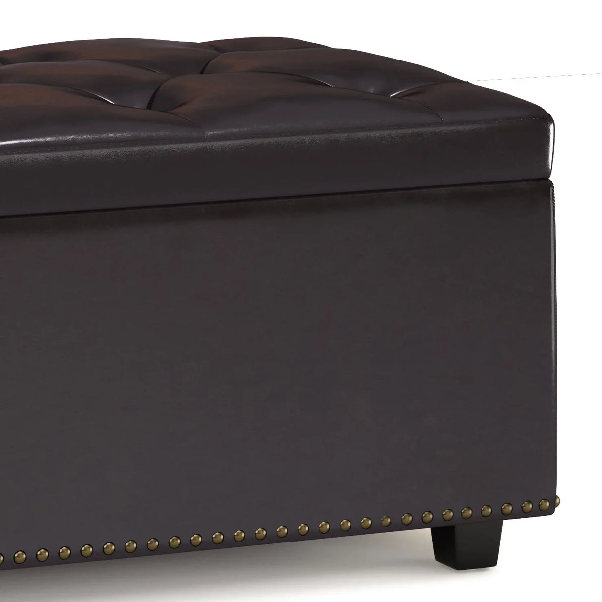 Hamilton - Upholstered Lift Top Rectangular Storage Ottoman - Furniture Home Direct