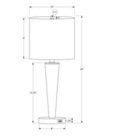 Lighting, Table Lamp, USB Port Included, Contemporary (Set of 2) - Furniture Home Direct