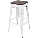 Oregon - Contemporary Barstool (Set of 2) - Furniture Home Direct