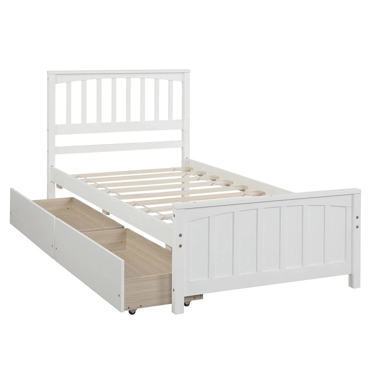 Platform Bed With Two Drawers - Furniture Home Direct