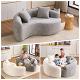 Tai Chi - Curved Dual Depth Loveseat - Furniture Home Direct