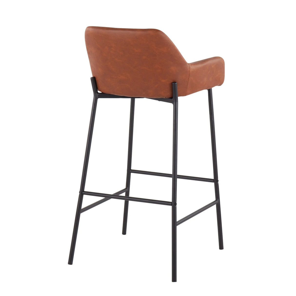 Daniella - Industrial Fixed Height Bar Stool (Set of 2) - Furniture Home Direct