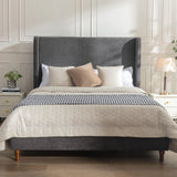 Harper - Tall Headboard Upholstered Bed - Furniture Home Direct
