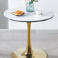 Tulip Table Mid-Century Dining Table With Round MDF Table Top, Pedestal Dining Table, End Table Leisure Coffee Table - Furniture Home Direct