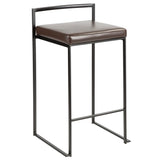Fuji - Contemporary Style Stackable Counter Stool - Furniture Home Direct
