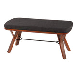 Folia - Mid Century Modern Bench - Furniture Home Direct