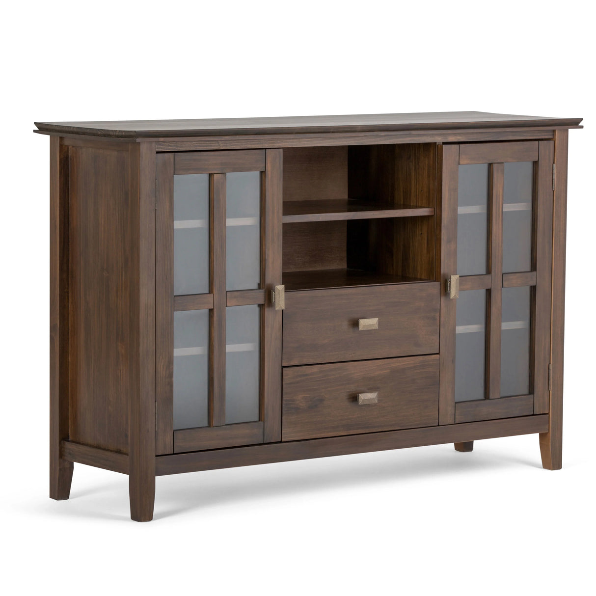 Artisan - Tall TV Media Stand - Natural Aged Brown - Furniture Home Direct