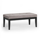 Lacey - Upholstered Tufted Ottoman Bench - Furniture Home Direct