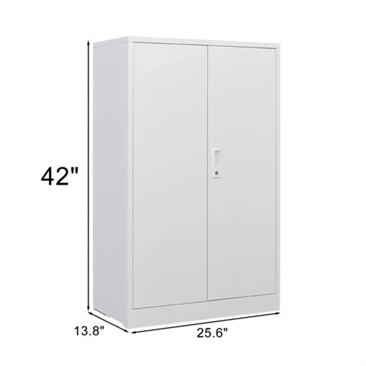 Metal Storage Cabinet With Locking Doors And Adjustable Shelf, Folding Filing Storage Cabinet, Folding Storage Locker Cabinet For Home Office, School, Garage - Furniture Home Direct