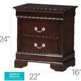 Louis Phillipe - Nightstand - Wood - Furniture Home Direct