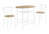 3 Pieces Dining Table Set, Small, Contemporary & Modern - Furniture Home Direct
