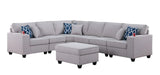 Cooper - Comfort Sectional Sofa With Ottomans And Cupholder - Furniture Home Direct
