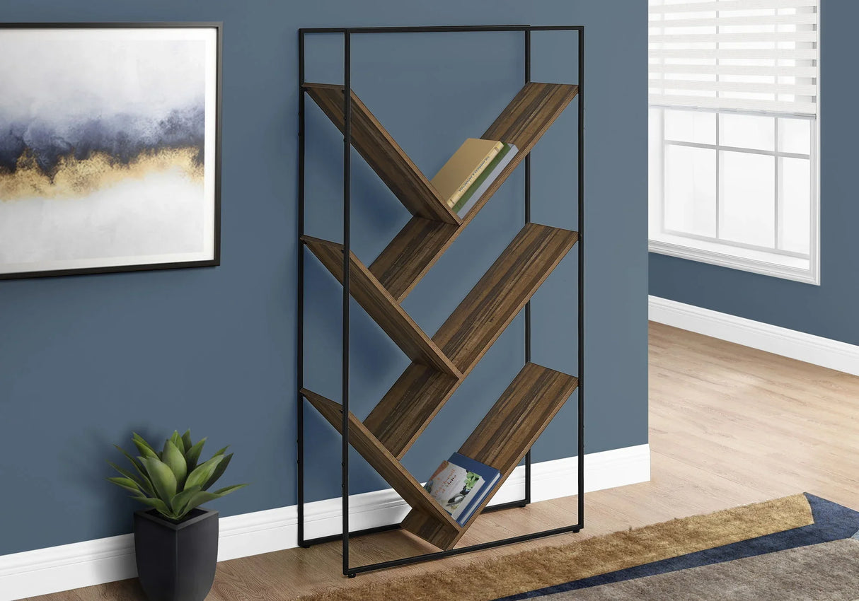 Bookshelf, Bookcase, Etagere, 3 Tier, Office, Contemporary & Modern - Furniture Home Direct