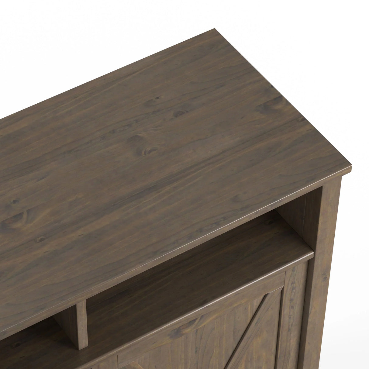 Ela - Medium Storage Cabinet - Smoky Brown - Furniture Home Direct
