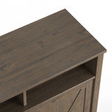 Ela - Medium Storage Cabinet - Smoky Brown - Furniture Home Direct