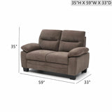 Summerton - Loveseat With Pillow Top Arms And Removable Back - Furniture Home Direct