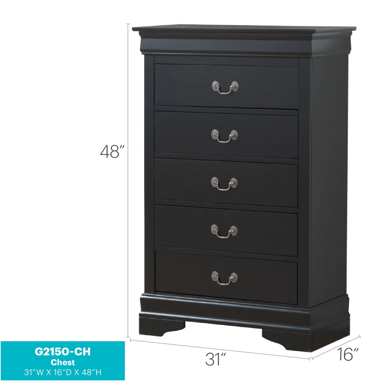 Louis Phillipe - Accent Chest - Furniture Home Direct