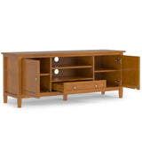 Warm Shaker - TV Media Stand - Brown - Furniture Home Direct